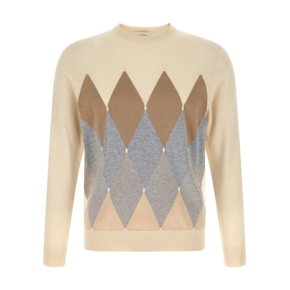 Ballantyne Beige Cotton Men's Cardigan